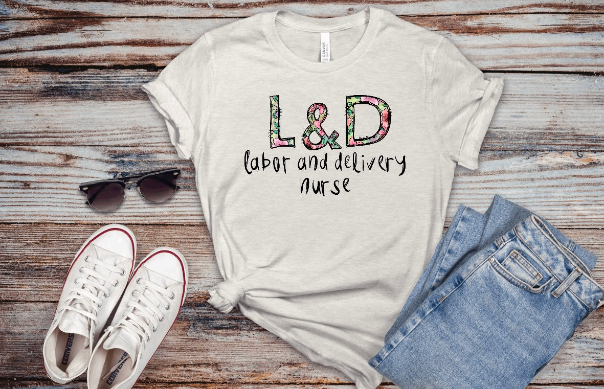 OB Nurse Floral