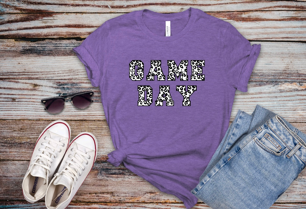 Leopard Game Day Tshirt